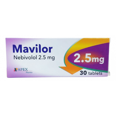 MAVILOR 2.5 MG ( NEBIVOLOL ) 30 TABLETS